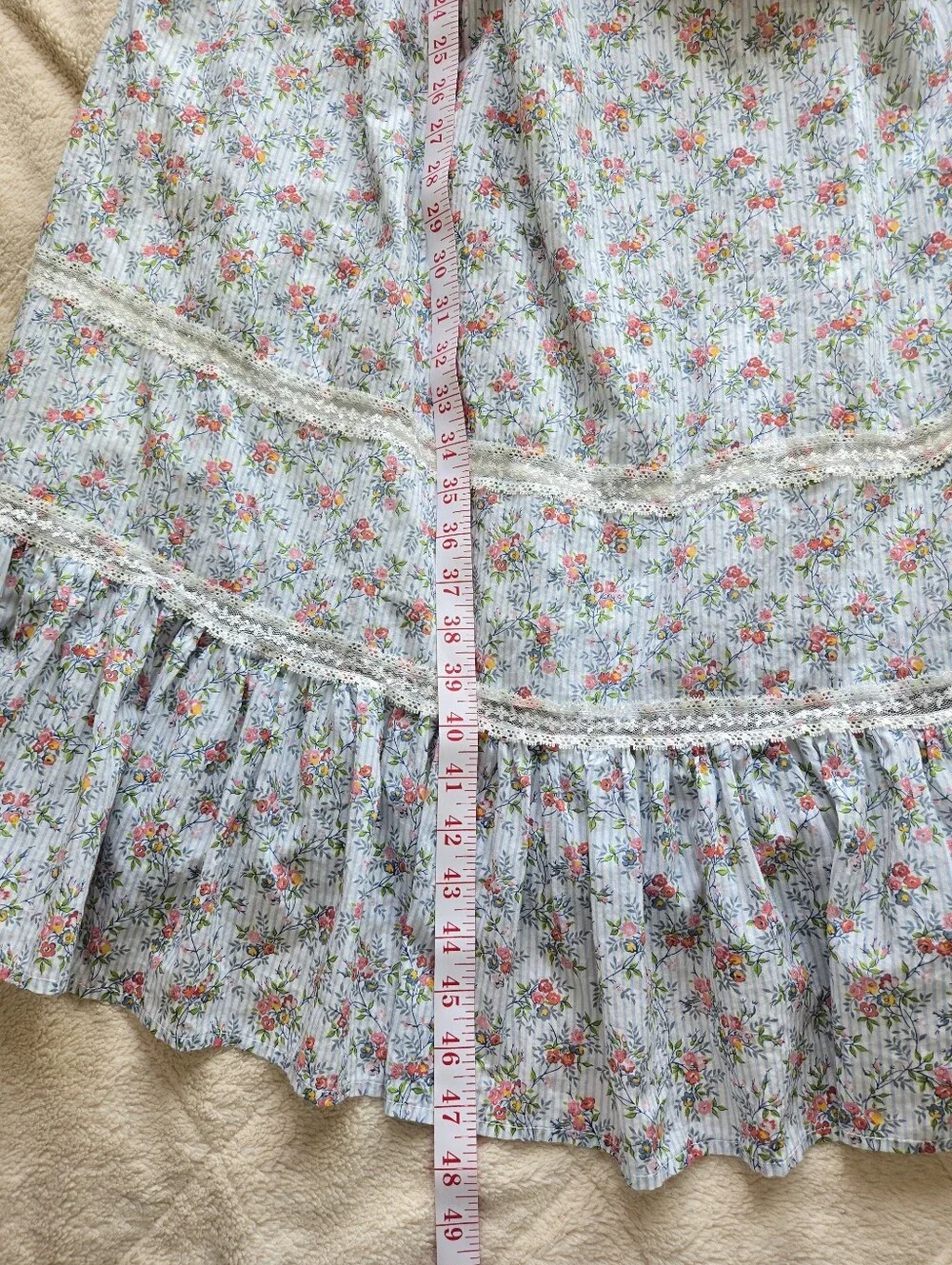 J. CREW Tiered ruffle dress in Liberty Winding Roses Size S Multicolor Women's